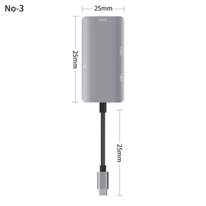เข้ากันได้กับท่าเรือ, เครื่องอ่านการ์ด14-in-1ไปยัง USB 3.0/TF กล้อง Type-C ฮับ - Product Image 2