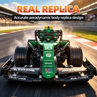 Precio de Fábrica P55015, Bloques de Construcción de Modelo de Auto de Carreras a Control Remoto, Escala 1:18, EN71, Superauto, Juguete Educativo de Ensamblaje DIY