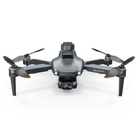 Drone RC pliable L600 à double caméra avec évitement d'obstacles par flux optique, GPS et moteur brushless pour adultes