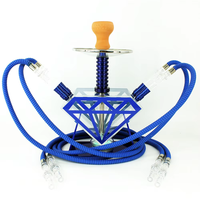 Chicha en acrylique exotique de qualité supérieure en gros, narguilé diamant, chicha complète