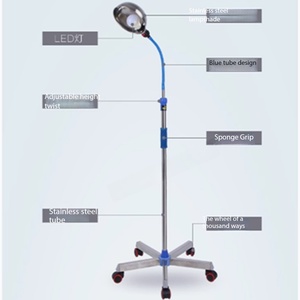 Medical Surgical Examination Lamp Adjustable Stainless Steel Gooseneck Light Gynecological Shadowless Lamp - Product Image 4