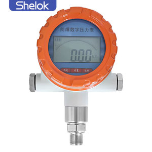 Manomètre numérique antidéflagrant Shelok Exd IIC T6, précision 0,2 %, plage 0~200 kPa, pour applications chimiques, pharmaceutiques et salles blanches - Product Image 4