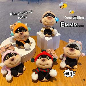 Portachiavi Luminoso a Forma di Ape in Peluche, Adorabile Ciondolo Imbottito, Anello Portachiavi alla Moda, Charm per Borsa, Decorazione per Chiavi Auto, Uso Quotidiano - Product Image 4