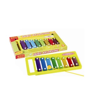 Jouet musical pour enfants, instrument classique, <span class=keywords><strong>xylophone</strong></span> 8 notes, piano multicolore - Product Image 1