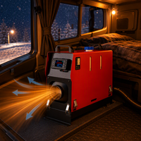 5KW Dizel Park Isıtıcısı 12V 24v 220v Akülü Taşınabilir Hava Isıtıcısı Karavan Kamp Aracı Kamyon Otonom Dizel Park Isıtıcısı