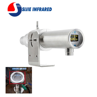 Sijie STRONG-SR-6016 Yüksek Stabilite IR Termometresi 600-1600C Demir ve Çelik Endüstrisi Fırınları için OEM/ODM