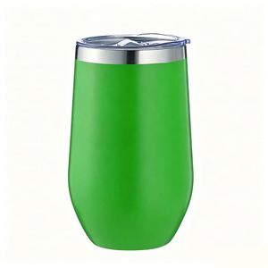 Coupe à vin en acier inoxydable de qualité alimentaire avec couvercle 12 oz, idée cadeau de Noël pour les aventures en plein air ASM09 - Product Image 3