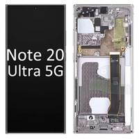 Écran AMOLED LCD d'origine pour Samsung Note 20 Ultra/SM-N986B/SM-N986U, pièces de rechange pour écran tactile digitaliseur