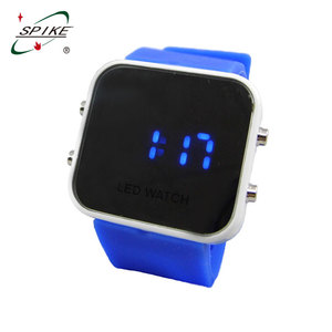 ثنائي led ووتش led الرقمية ساعات سيليكون - Product Image 3