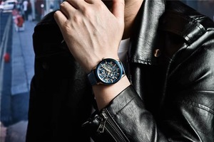 Drioshipping Brand Leather Men <b>Watch</b> Fashion Luxury Automatic <b>Mechanical</b> <b>Watch</b> 100m Waterproof <b>Watch</b> Relogio Masculino - Product Image 6