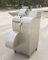 Bear Groente- en Fruit Snijmachine 15x15mm Kubus Snijder Motor/Motor voor Ui Tomat 1500W 380V/220V 100KG SUS304 RVS