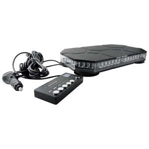 Barra de Advertencia LED Ámbar/Blanca de 42W para Techo de Coche, Luz Estroboscópica Intermitente Magnética de 12V 24V - Product Image 3