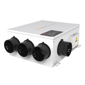 Ventilateur d'extraction d'air centrifuge multi-sorties <span class=keywords><strong>MIA</strong></span> 150m3/h à montage au plafond, ventilateur à pression négative pour plusieurs pièces, hôtel, appartement - Product Image 1