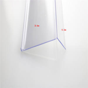 उच्च गुणवत्ता वाले <span class=keywords><strong>pvc</strong></span> एक्सट्रूज़न प्रोफ़ाइल प्लास्टिक स्ट्रिप सुपरमार्केट अलमारियों लेबल धारक सुपरमार्केट आपूर्ति के लिए धारक मूल्य टॉकर - Product Image 1