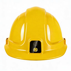 Caméra montée sur casque avec diffusion vidéo et audio en direct, casque IP66 BT5.0 avec interphone PTT pour la surveillance industrielle - Product Image 1