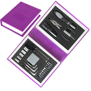 ชุดเครื่องมือเครื่องมือซ่อมแซมบ้านรูปหนังสือของขวัญสุดสร้างสรรค์ใหม่ - Product Image 1