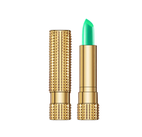 Rouge à lèvres hydratant longue tenue et waterproof, couleur changeante selon la température, tube unique vert, à base de minéraux naturels, vente en gros directe usine