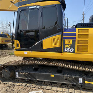 Excavadora usada importada de Japón Komatsu PC160 Excavadora sobre orugas PC110 PC120 PC130 PC200 Excavadora multifunción para Venta barata - Product Image 1
