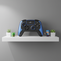 Controles Inalámbricos GAMINJA con Efecto Hall para Switch 2 con Chat de Voz, Giroscopio de 6 Ejes, Función de Compartir Pantalla y Joystick