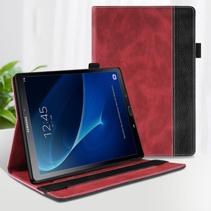 Custodia in pelle a portafoglio a contrasto di colore Hit per <span class=keywords><strong>Samsung</strong></span> <span class=keywords><strong>Galaxy</strong></span> <span class=keywords><strong>Tab</strong></span> <span class=keywords><strong>S6</strong></span> <span class=keywords><strong>Lite</strong></span> <span class=keywords><strong>P610</strong></span> custodia per cavalletto a doppio colore per Tablet - Product Image 3