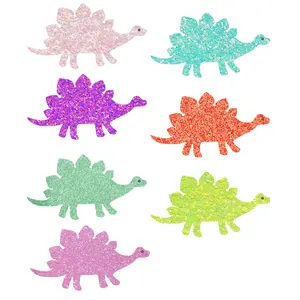 Accessori per capelli dinosauro per bambini di piccole dimensioni mollette per capelli Glitter per ragazze