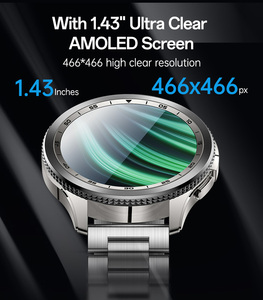Yesido 1.43 'AMOLED Màn Hình 3ATM Điện Thoại Gọi Điện Thoại Xoay Điều Khiển Sạc Từ Hợp Kim Kẽm Thông Minh Đồng Hồ Io34 - Product Image 4