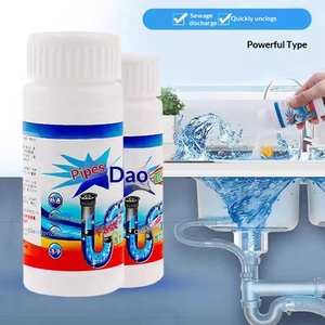 <strong>Pipe</strong> <strong>Unblocker</strong> for Bathroom Kitchen Toilet Hair Clog &amp; Grease Blockage Removal Cleaning Powder - Product Image 3