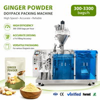Machine d'emballage automatique pour sachets Doypack préformés à fermeture éclair, machine d'emballage pour sachets verticaux de poudre de gingembre