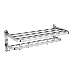 Accessoires de salle de bain muraux de bonne qualité, barre porte-serviettes en acier inoxydable 304, porte-serviettes - Product Image 1