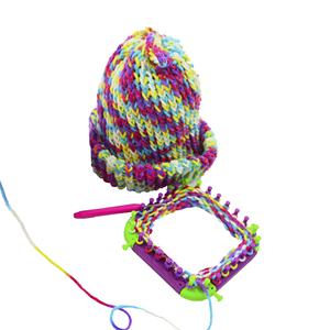 उच्च गुणवत्ता वाले प्लास्टिक लूम क्रोकेट हुक चाकू ऊंचा बुनाई के साथ रबर हैंडल बुनाई उपकरण - Product Image 6