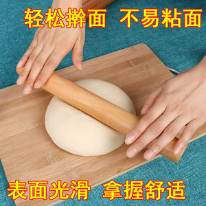 ไม้คลึงแป้งไม้ 26x2.5 ซม. ไม่ติดกระทะ สำหรับทำแป้งโดว์ ห่อเกี๊ยว - Product Image 5