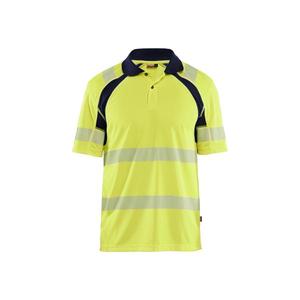 BLAKLADER-Polo Hi-Vis 359510133389S con protección UV Hi-vis Amarillo/Azul Marino-EAN 7330509926642 ROPA DE TRABAJO DE 2017 - Product Image 5