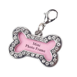 Accesorio de identificación de Mascota de metal pequeño, patrón de animal impreso personalizado, etiqueta de identidad de perro y gato para collares, correas y arneses - Product Image 6