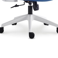 Chaise de bureau ergonomique JOHOOFURNITURE avec appui-tête, cadre blanc, directement de l'usine, pour bureau, coussin épais confortable