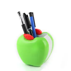 Best Prices Latest apple shaped plastic desk pen holder