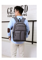 Sac à dos pour ordinateur portable de voyage imperméable de style professionnel pour les professionnels, avec logo personnalisé pour le bureau