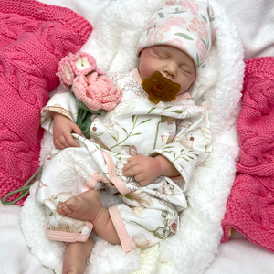 20 inç Gerçekçi Yeniden Doğmuş Bebek Bebekler Tam Vücut Silikon LouLou Uyuyan Bebekler Prematüre Oyuncak Açık Ağızlı İnteraktif Yürümeye Başlayan Çocuklar İçin Oyuncaklar - Product Image 4