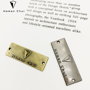 Metal <b>Accessory</b> Metal Brand logo Label for <b>Bags</b> and Clothing - Product Image 5