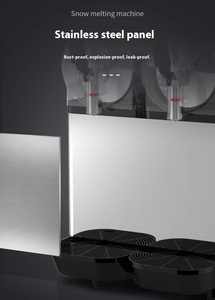 Machine à Slush Ice Ninja 1 réservoir 12 litres 3 saveurs Qualité professionnelle Acier inoxydable <span class=keywords><strong>2</strong></span> robinets Fabricant de Slush de qualité alimentaire - Product Image 2