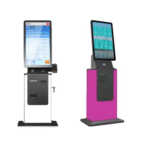 Crtly tự động màn hình cảm ứng tự phục vụ thanh toán thiết bị đầu cuối kiosk hóa đơn, Mã QR, tiền mặt nhà hàng thanh toán kiosk thẻ Dispenser Kio