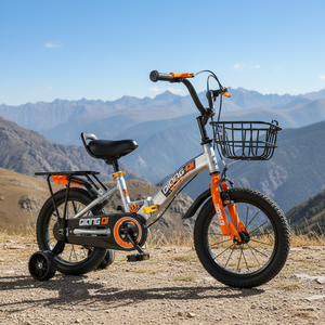 Vélo pliant pour enfants QUQI12 14 16 18 pouces, cadre en acier, mignon, pour filles de 2 à 12 ans, vente en gros directe d'usine - Product Image 5