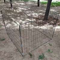 Composteur de jardin en treillis métallique 90cm X 90cm X 70cm Poubelle à compost en treillis métallique