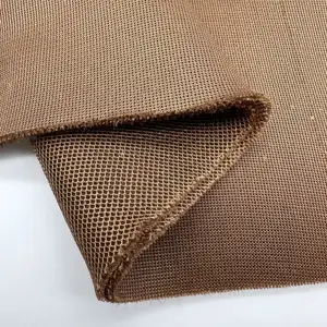 Customized 100% Polyester Knitting Mesh Fabric 3D Dot Style Air Mesh For Shoes