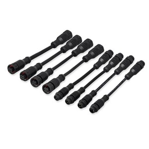 M12 Male And Female <b>Plug</b> Connectors 2 To 5 Pin Waterproof For <b>Led</b> Outdoor <b>Lighting</b> Connection Wires - Product Image 1