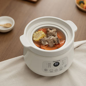 Petit bébé bébé <span class=keywords><strong>mijoteuse</strong></span> électrique multifonctionnelle <span class=keywords><strong>mijoteuse</strong></span> céramique soupe bouillie cuiseur - Product Image 5