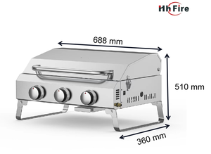 Grill, usine commerciale, cuisinière à <span class=keywords><strong>gaz</strong></span> Portable, Grill, <span class=keywords><strong>Plancha</strong></span>, barbecue en plein air, Grill à <span class=keywords><strong>gaz</strong></span> - Product Image 4