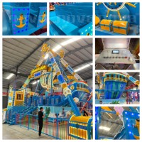 Manège Nova Rides Grand Navire Pirate PS-32-SC, Attraction Navire Pirate 32 Places, Manège Navire Pirate en Fer à Vendre