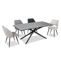 Comedores 6 sillas מודרני מסעדה עיצובים שיש מטבח אוכל ארוחת ערב 6 מושבים וכיסא ריהוט שולחן אוכל חדר סטים