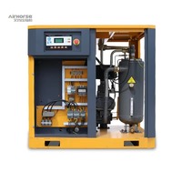 Compresseur d'air à vis Airking Industrial 22KW alimenté en courant alternatif, refroidi par air, lubrifié, certifié CE