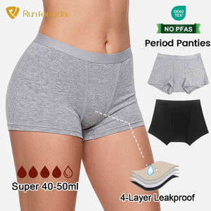 Mutande Mestruali Riutilizzabili OEM ODM in Cotone, Impermeabili, Senza PFAS, a 4 Strati Assorbenti, per <span class=keywords><strong>Donne</strong></span> - Product Image 1